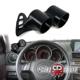 CARZDELUXE Dual gauge pod mount for 2004-2008 Mazda 3 functional defrost vent