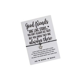 Friends wish string bracelet | Good friends are like star gift | Friends gift