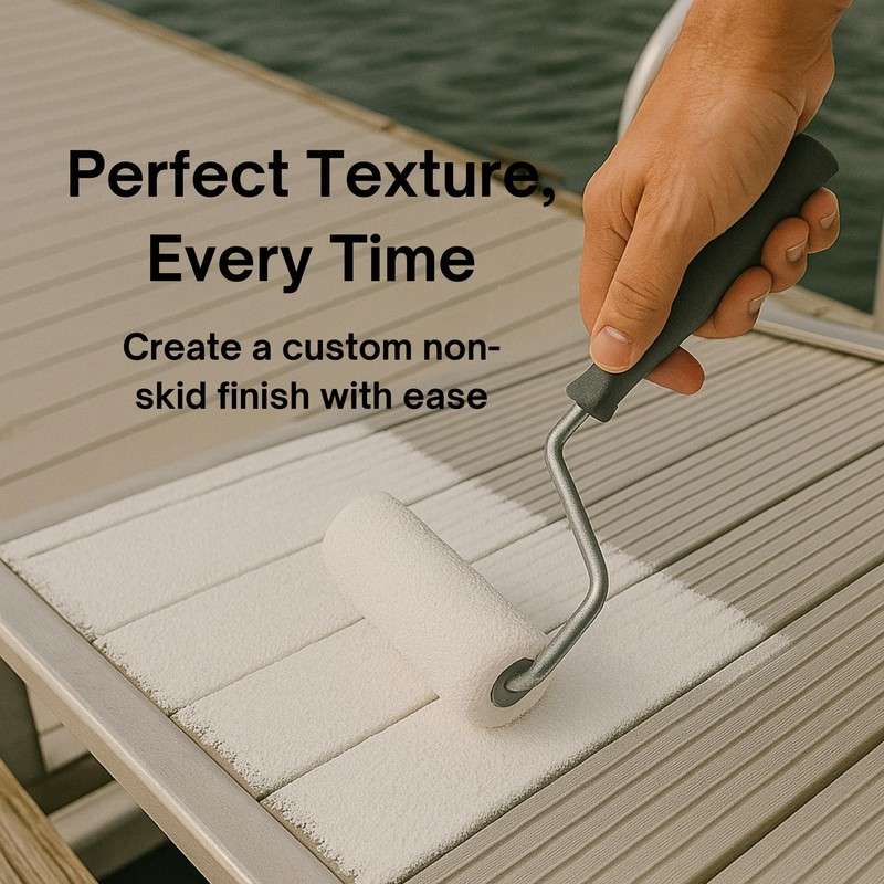 KiwiGrip Roller for Non-Skid Coating Application - Black, 9-Inch -