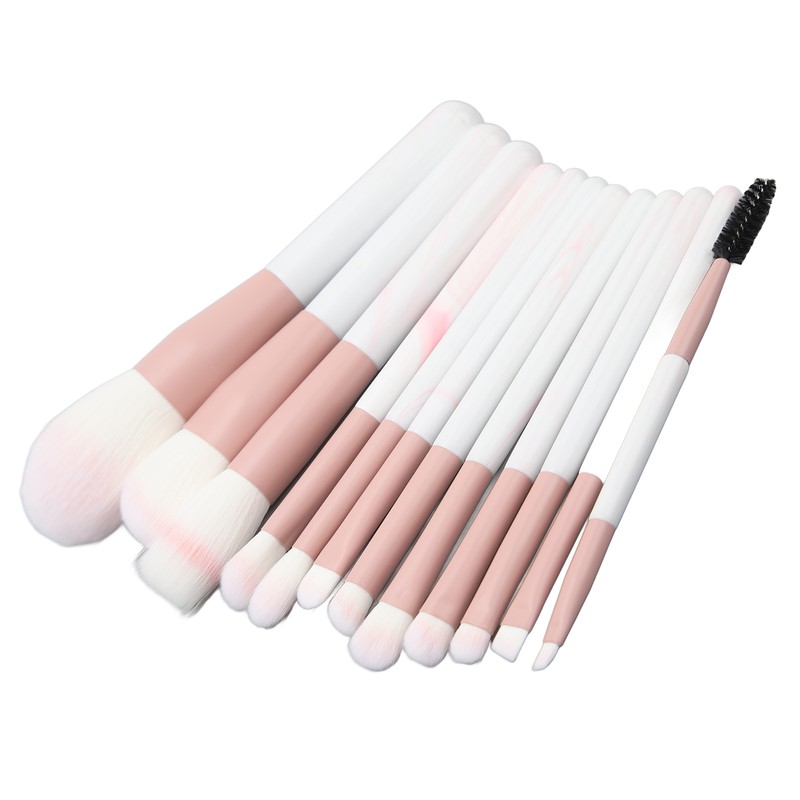 12Pcs Makeup Brushes Set Synthetic Cosmetic Brush Artificial Fiber Soft