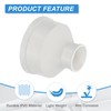 PATIKIL 4" to 2" Duct Reducer, PVC Pipe Increaser Adapter