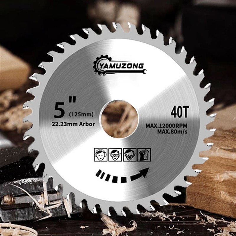 5" Angle Grinder Circular Saw Blade 40 Teeth Woodworking Saws
