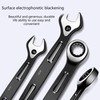 MEELYHOME DualUse Plums Blossoms Open End Ratchets Wrenches 6mm-22mm Combination