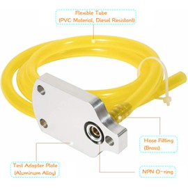 3164001 Fuel Injector Leak Test Check Tool Fuel Injector Leak Test Check Metal Kit for Cummins ISX Signature Engine Replacement 3164001