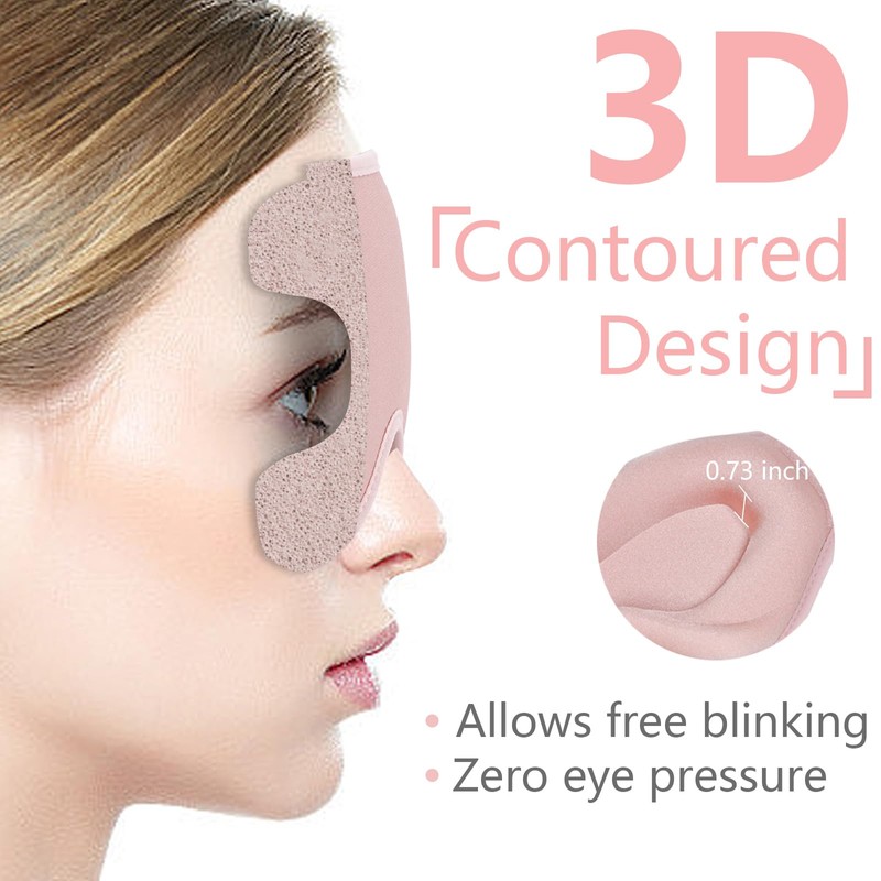 Sleep Mask 100% Light Blocking Eye Mask for Sleeping 3D