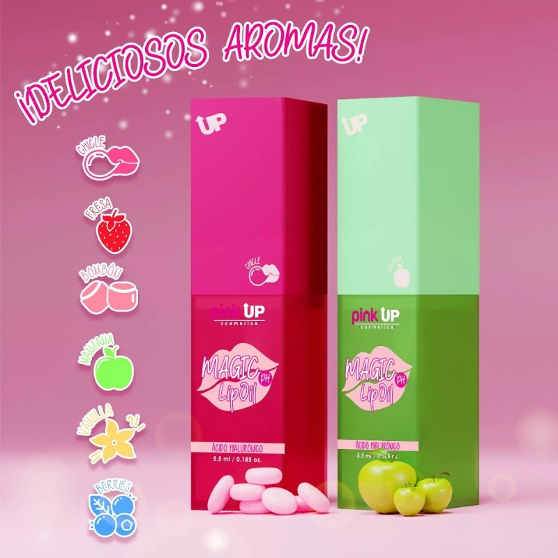 Pink Up Magic Lip Oil - Colección 6 Labiales Magicos