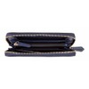 VALENTINO Rised Re Zip Around Wallet Blu, Giada