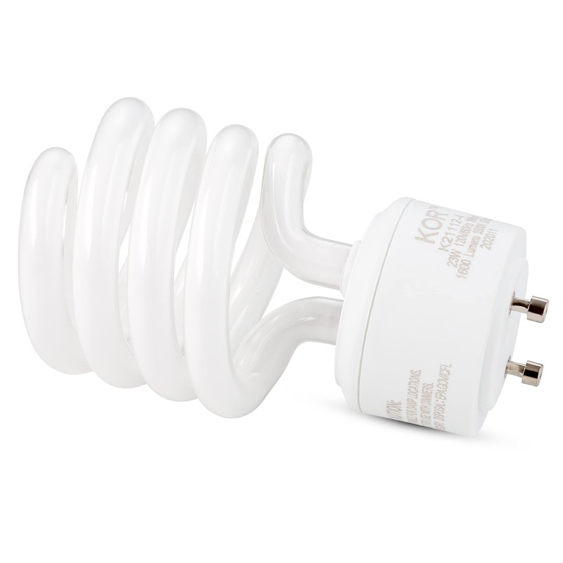 KOR (Pack of 4) 23 Watt Mini Spiral - GU24