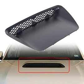 ECOTRIC Front Hood Scoop Molding Bezel Air Flow Intake Scoop Cover Hood Vent Grille Compatible with 2004-2005 Dodge Ram 1500 SRT Replace for Part # YL23TZZAB 5029770AA