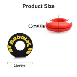 LZGOPE 4PCS Tennis Racket Vibration Dampeners, tire shaped racket shock absorbers, rubber tennis racket shock absorbers, shock absorbing tennis racket shock absorbers for tennis training and matches