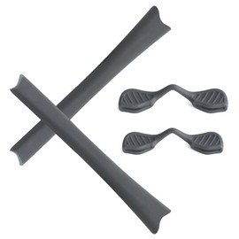 Alphax Grey Kits de goma para cascos y orejas de repuesto para Oakley Radar Path