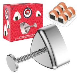Takonashi® Onigiri Mould Made of Stainless Steel - Perfect Onigiri Sushis - Non-Stick Stainless Steel Mould - Non-stick - Easy to Use Japanese Kitchen Accessories - OriginalCorner®