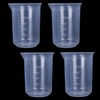 Set of 4 Small Measuring Cups, Mini Measuring Cups, 50