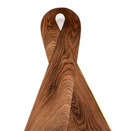 Natural Dark Brazilian Rosewood Veneer Sheets - 5.5 x 98 Inch - Ideal for Furniture Restoration, DIY Crafts, and Speaker Cabinets - Exotic Dark Wood Grain Pattern