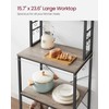 VASAGLE Coffee Bar, Baker’s Rack for Kitchen with Storage, 6-Tier