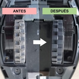 MIRTUX 2 Pack Tyres Compatible with Roomba Series 500, 600, 700, 800, 900, E, i, S | Replacement Tyres for Roomba | Highly Efficient Replacement Parts for Roomba