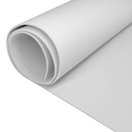 ZHUORUE EVA Cosplay Foam Sheets - 2mm Thick, White, 33 x 200 cm, Roll of Craft Foam Sheets, High Density 86 kg/m³ for Cosplay Modeling, DIY Projects, Crafts