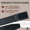 Pierre Cardin Men's Suit Belt 35 mm Cowhide Black, black