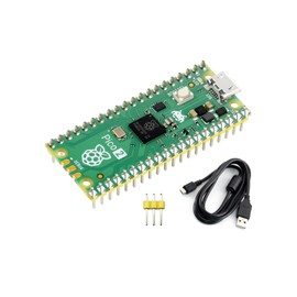 Pre-soldered Raspberry Pi Pico 2 Microcontroller Board Based on Raspberry Pi RP2350 Microcontroller Chip, with Dual-core and Dual-Architecture Design, Running up to 150 MHz (with Header)