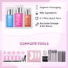 Lomansa Eyelash Lifting Set, Brow Lamination Kit, 2 in 1