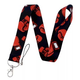 Pinstant Box Boxing Glove Fight Ring Gear Match Pugilist Sport Sports Lanyard