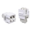 Xunsomten-60pcs Fiber Optic Keystone Jack Coupler LC Duplex Multi Mode