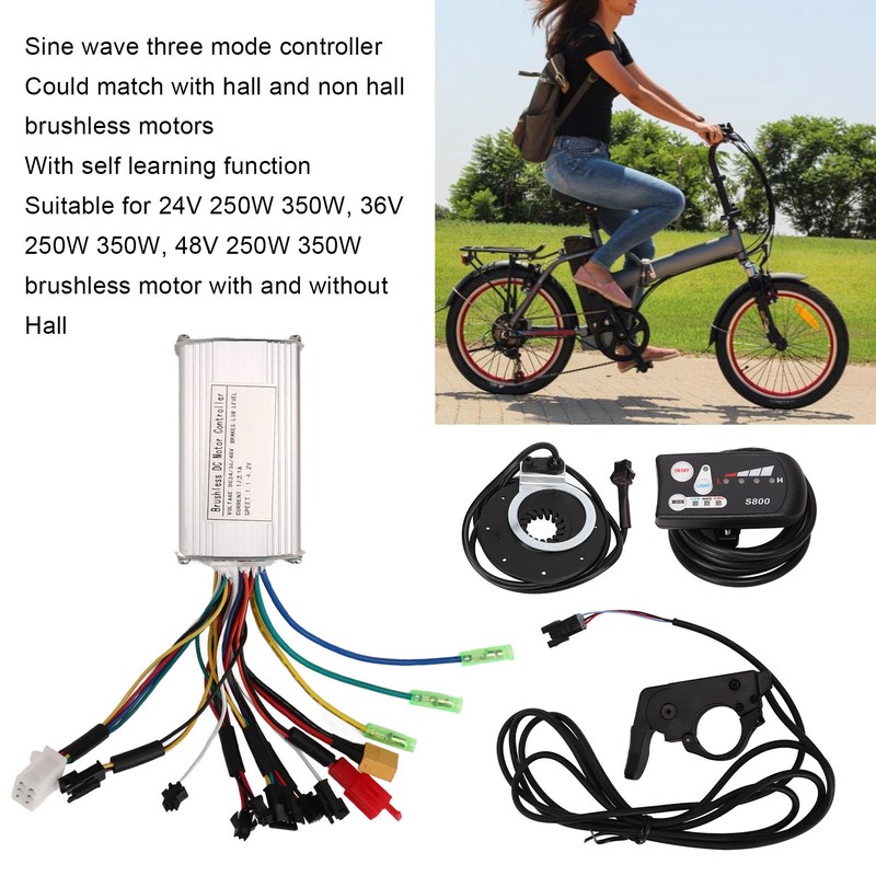 Electric Bike Motor Controller Kit Brushless Motor Sine Wave Controller