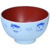 Oshiritantei 804519 Lacquer Soup Bowl, M, Blue