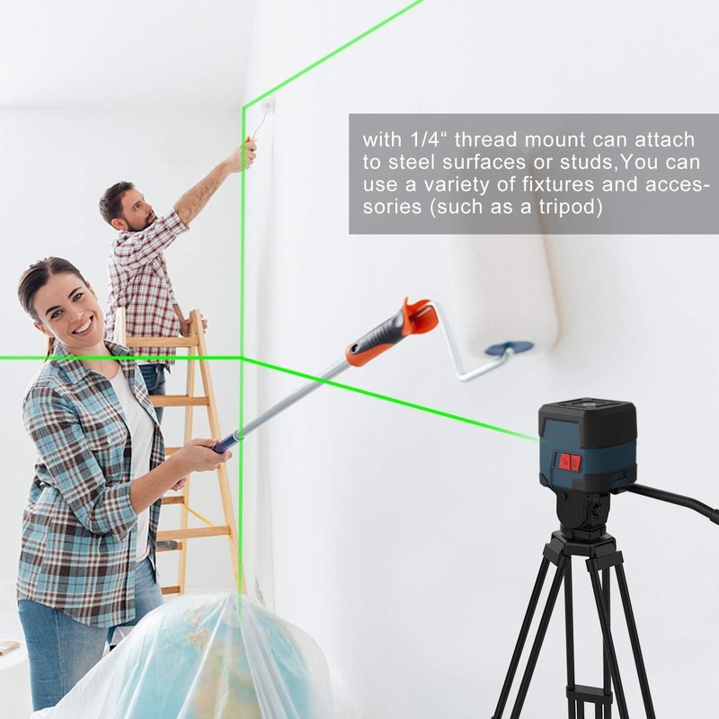 Laser Level, RockSeed Cross Line Laser with Self-Leveling, Vertical and
