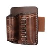 Leather Multitool & Flashlight Holder EDC Organizer Belt-Mount for Camping