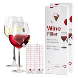 Wine Filters, the Wine Purifier, Remove Histamines and Sulfite,the Wine Filter,Prevent Wine Sensitivities(Pack of 24)