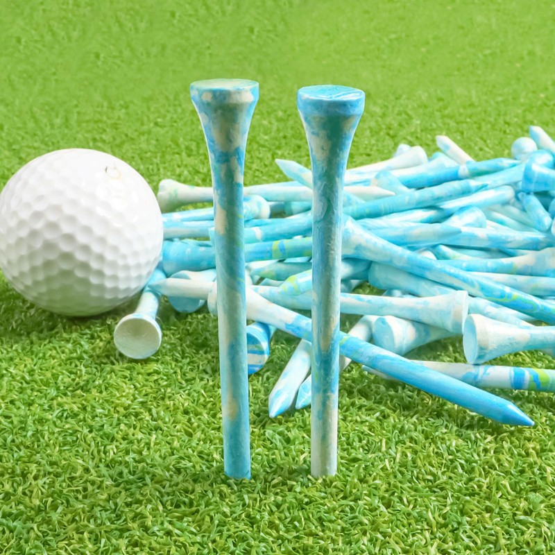 T-711 Golf Tees, Bamboo Long Tees, 2.8 inches (70 &