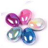 ( ) Egg Hairbrush Portable Egg Shaped Comb Hair Organizing Handleless Egg Comb / ( )에그 헤어브러쉬 휴대용 계란모양빗 머리카락정리 핸들리스 에그빗