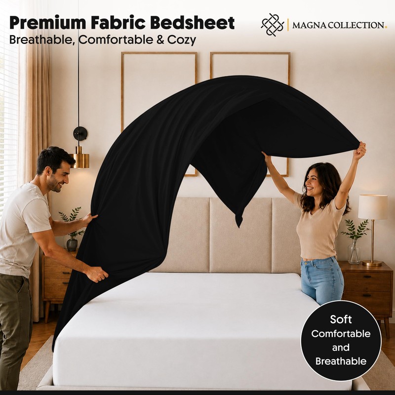 MAGNA COLLECTION Single Flat Bed Sheet 254 x 178 cm
