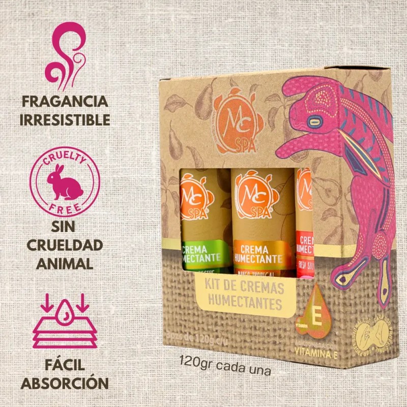 Kit De Crema Corporal Humectante Mc Spa Manos Y Pies