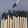 HugeDE 10 Pcs Wood Arrows Rubber Tip Arrows Archery Target