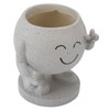 Flower Pot Cute Smile Standing Succulent Flowerpot Fadeless Resin Plant