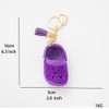 Cute Mini Shoe Charm Keyring Keychains Bling Bling Rhinestone Imitation