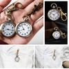 ALIENWOLF Vintage Round Classical Pocket Key Chain Watch Pendant