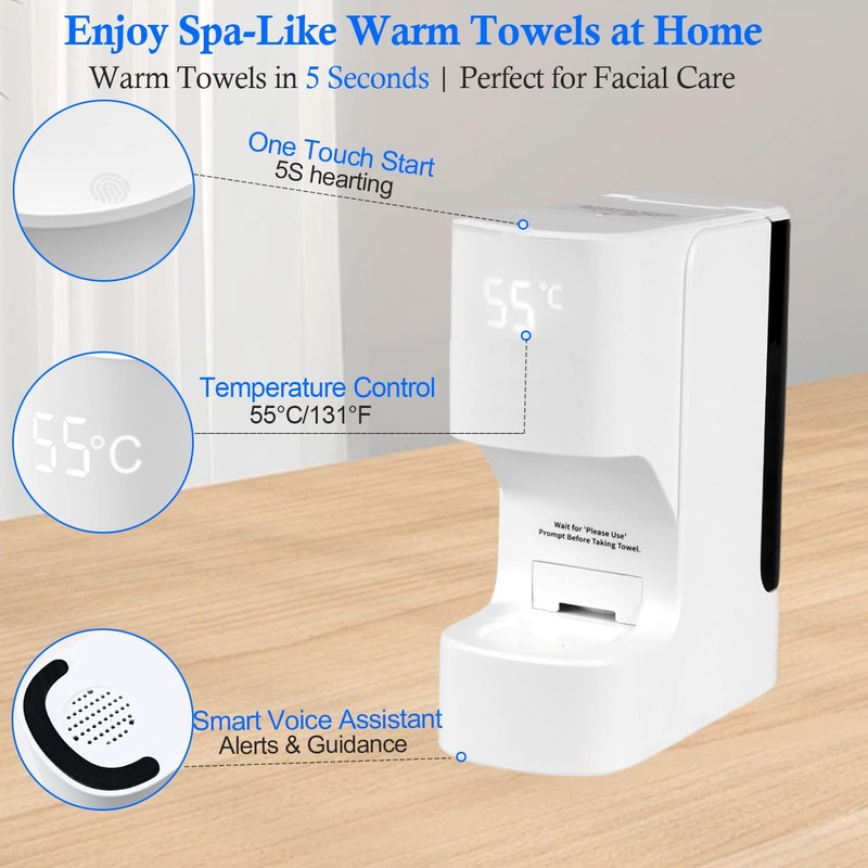 2026 New Hot Face Towel Heater Machine, 5-Second Rapid Heating