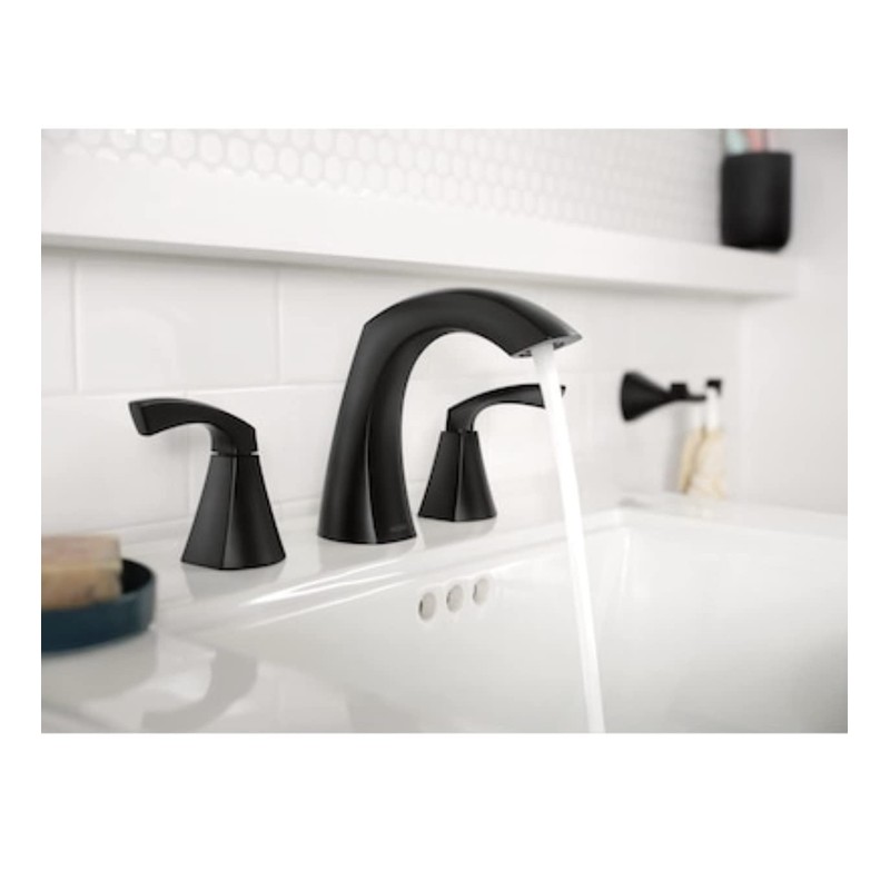 Moen Faucet BR WS HIARC LNDOR MBK2H 84504BL