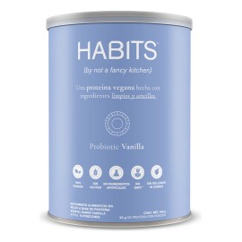 Proteína Vegana Habits Vanilla 488g Sabor Vainilla