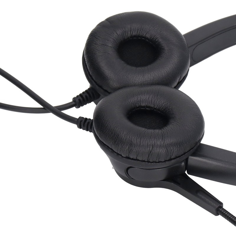 Call Center Headset Adjustable Wired Noise Cancelling Customer Service Headset