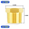 TAILONZ PNEUMATIC Brass Threaded Pipe Fitting 3/4 Inch BSP Male