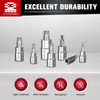 Torx Bit Socket Set, 14-Piece Star T6 - T60 Set,