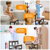 2 Step Wooden Step Stools for Adults Kids, Heavy Duty