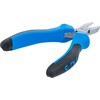 BGS 381 Spring Loaded Electronic Diagonal Side Cutter, Silver/Black/Blue, 120