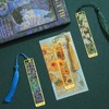 MAIHUO 4 Pcs Metal Bookmarks with Tassels,Bookmark for Women,Monet Van