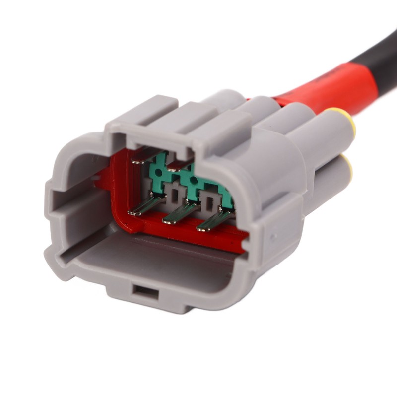 2PCS Headlight Conversion Adapter Wiring Harness Dustproof Fit for 350z