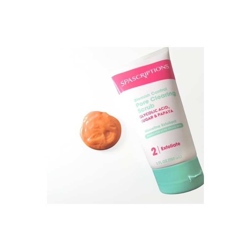 SpaScriptions- Exfoliante limpiador de poros y control de imperfecciones con